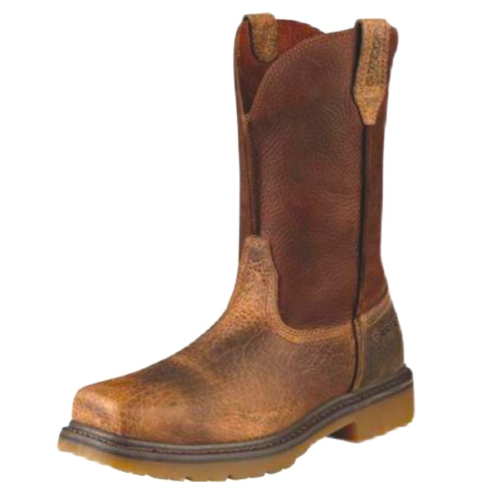 Ariat 12D Rambler Western Cowboy Work Boots Tread Earth Brown Steel Toe EUC Best - Picture 7 of 11